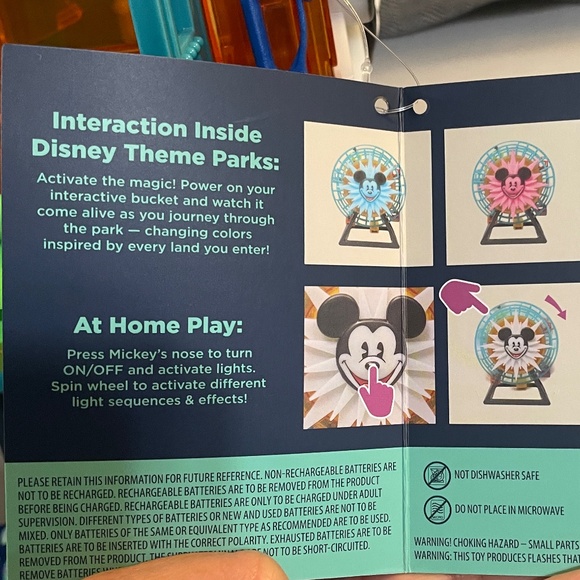 NWT Disney Pixar Pal-Around Light Up Popcorn Bucket - Picture 8 of 11